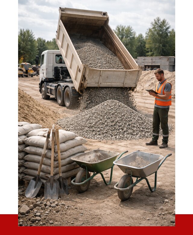 Доставка нерудных материалов в Энгельс от 1279 руб. | ПРОНЕРУДЭнг