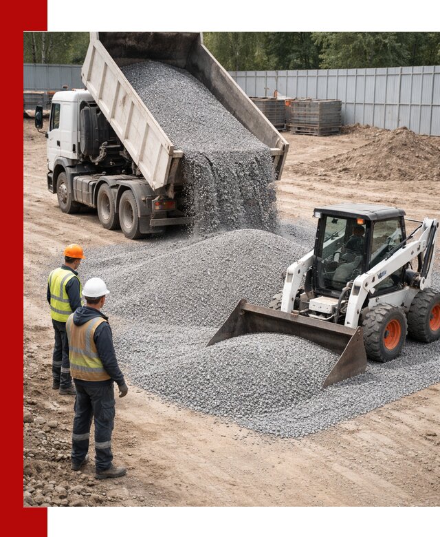 Доставка и продажа гранитного щебня фракции 0-5 в Энгельс