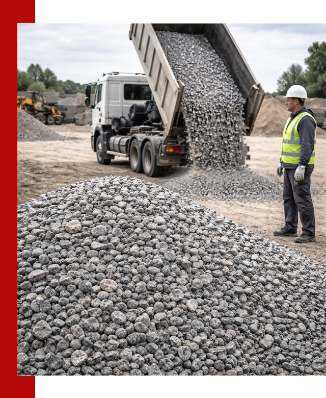 Доставка и продажа гранитного щебня фракции 5-20 в Энгельс