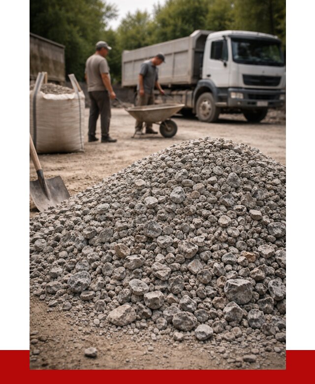 Гранитный щебень фракция 20-40 в Энгельс от 3411 руб. ПРОНЕРУДЭнг