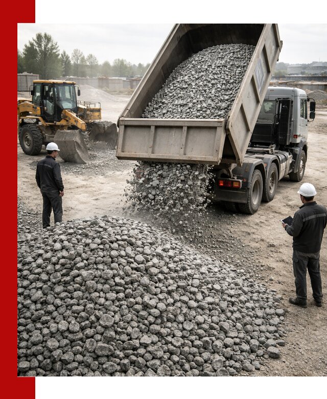 Доставка гранитного щебня фракции 20-40 в Энгельс