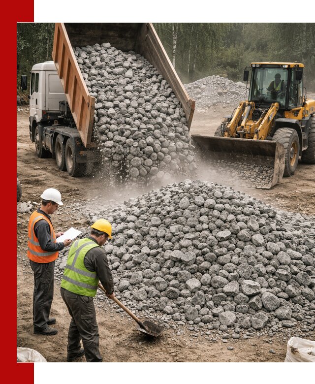 Гранитный щебень фракция 70-150 доставка в Энгельс