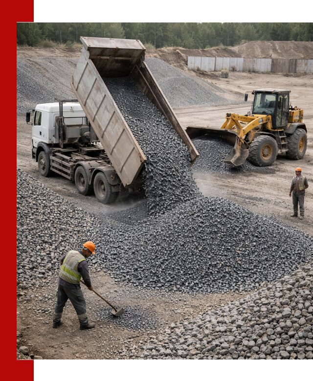 Щебень габбро-диабаз фр. 5-20 с доставкой в Энгельс