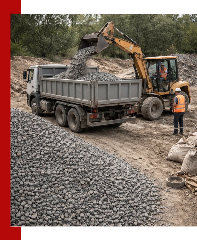 Доставка гравийного щебня в Энгельс оптом и в розницу