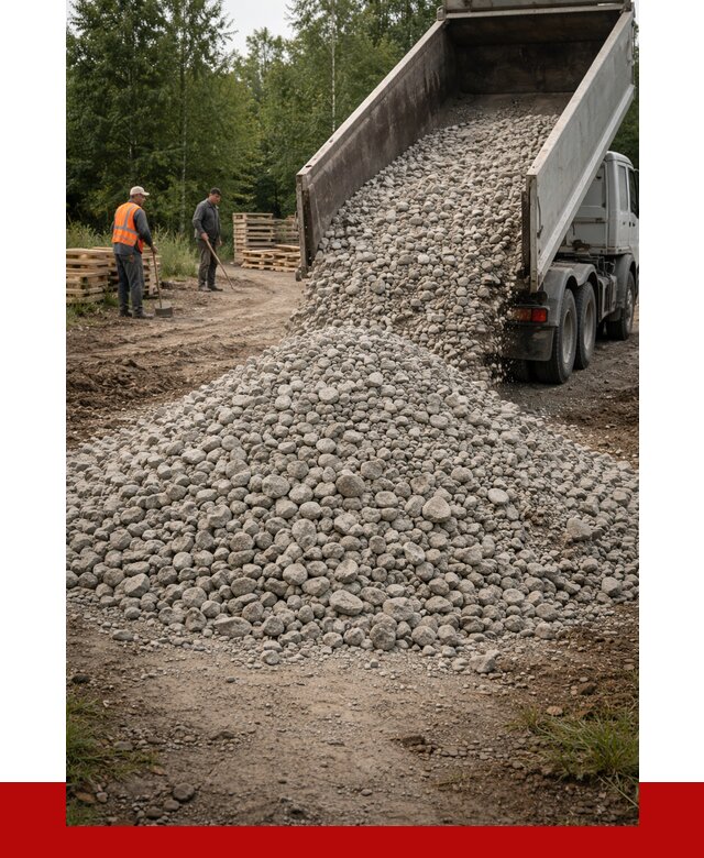 гравийный щебень фракция 70-120 в Энгельс от 2611 р. ПРОНЕРУДЭнг