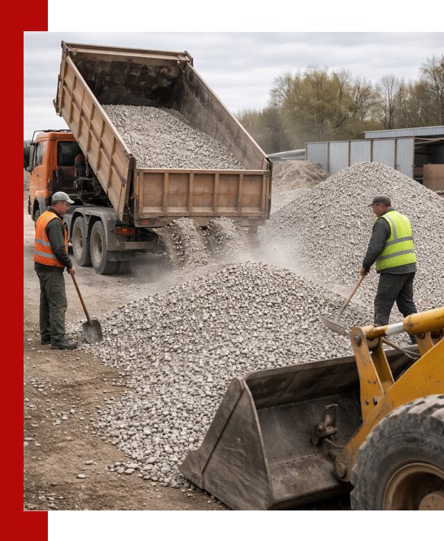 Доломитовый щебень фракции 5-20 с доставкой в Энгельс
