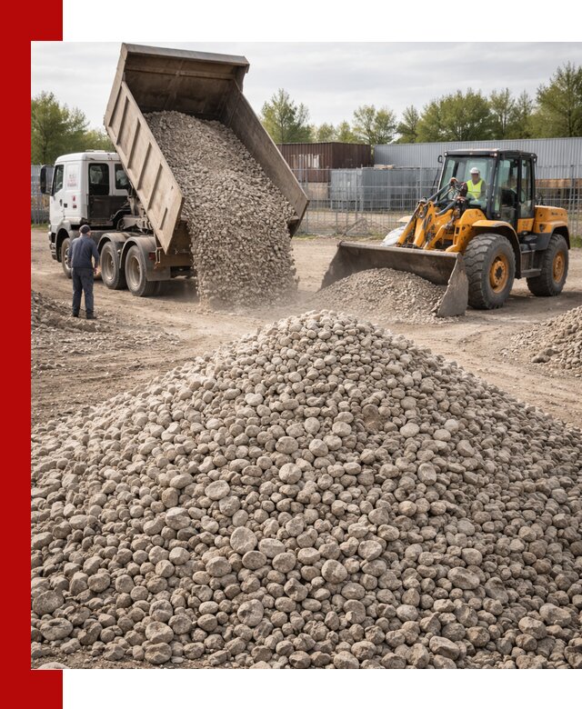 Доломитовый щебень фракции 20–41 с доставкой в Энгельс