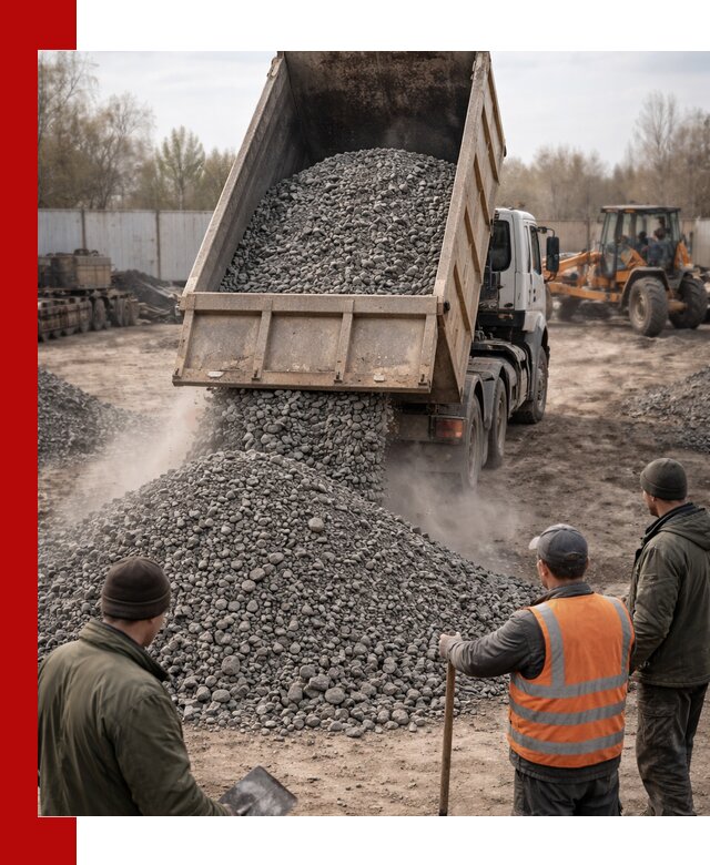 Доставка шлакового щебня в удобные сроки по выгодной цене в Энгельс