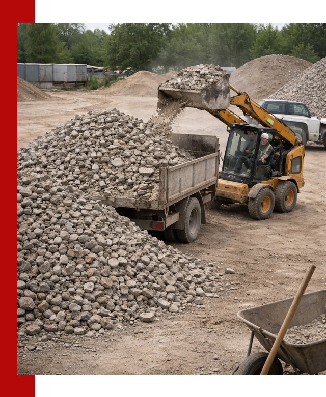 Доставка вторичного щебня в Энгельс для строительных работ
