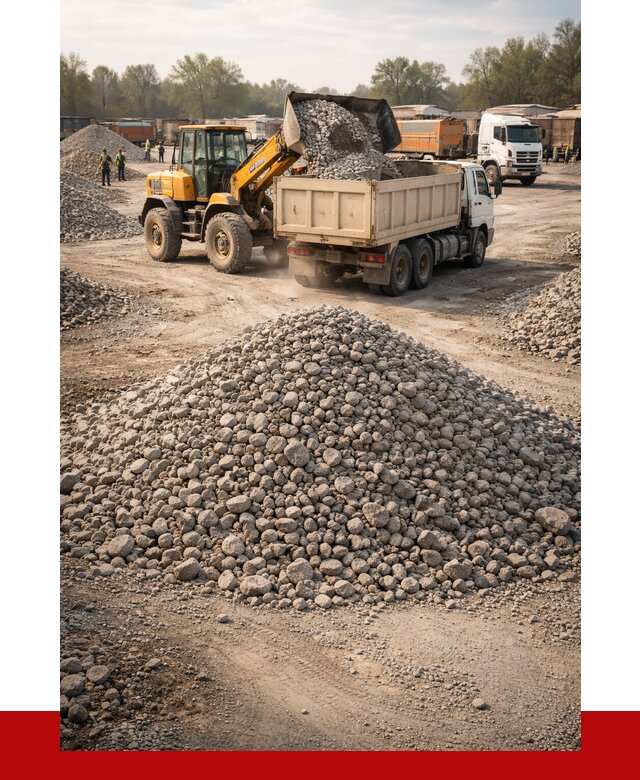 Вторичный щебень фракция 40-70 в Энгельс от 1855 р, ПРОНЕРУДЭнг