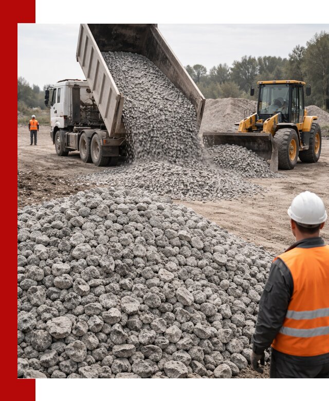 Доставка бетонного щебня фракции 20-40 в Энгельс