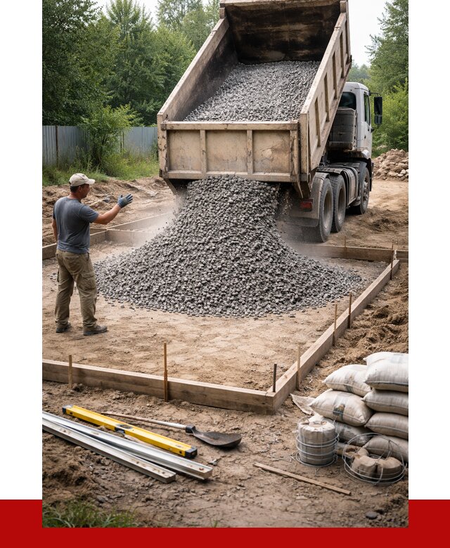 Купить щебень для фундамента в Энгельс от 4797 р. | ПРОНЕРУДЭнг