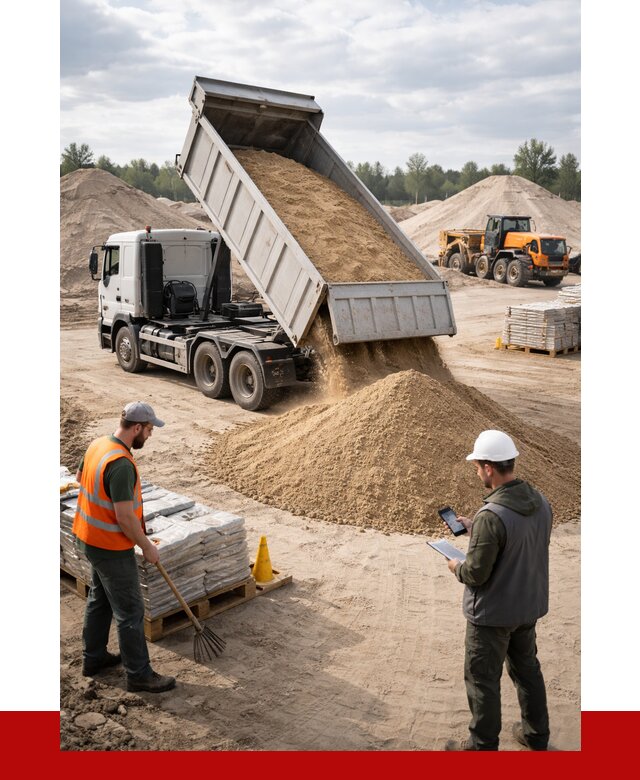 Карьерный песок с доставкой в Энгельс от 3837 р. ПРОНЕРУДЭнг