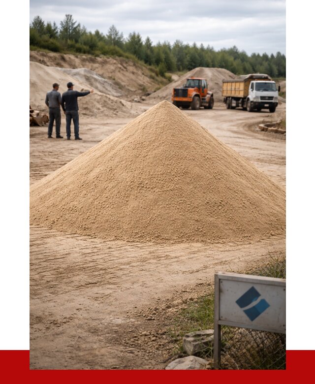 Карьерный песок навалом в Энгельс от 1919 р. | ПРОНЕРУДЭнг