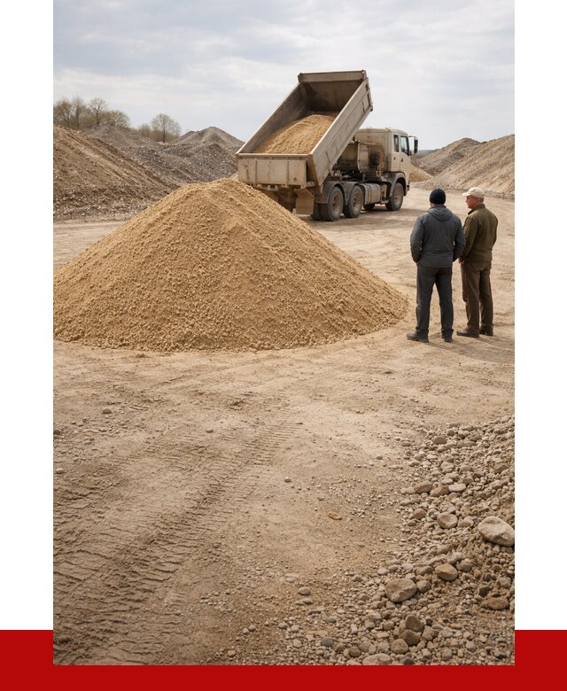 Карьерный песок крупнозернистый в Энгельс от 9060 р | ПРОНЕРУДЭнг