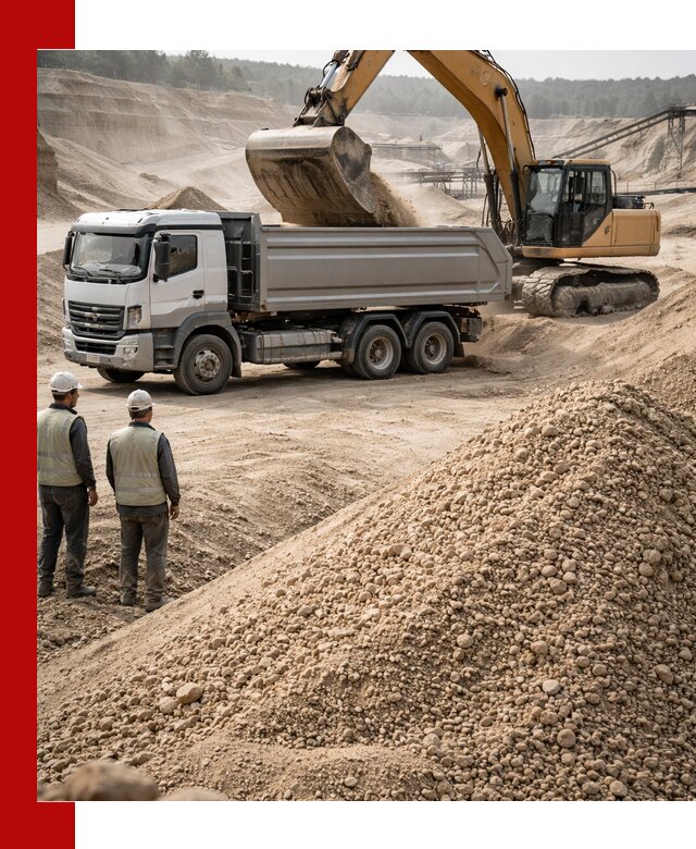 Карьерный крупнозернистый песок с доставкой в Энгельс