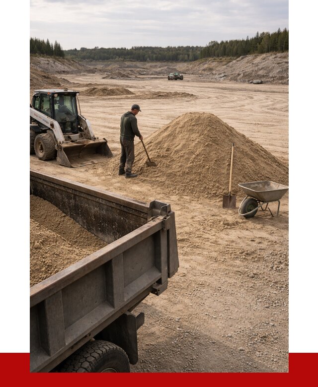 Карьерный песок среднезернистый в Энгельс, от 2345 р. ПРОНЕРУДЭнг