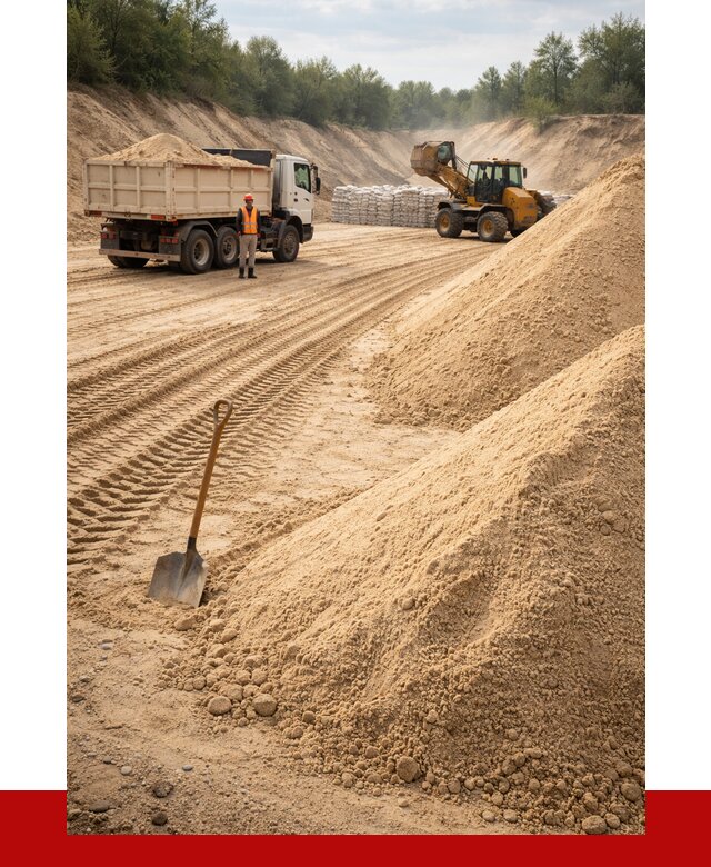 Карьерный песок мелкозернистый в Энгельс от 9593 р. | ПРОНЕРУДЭнг