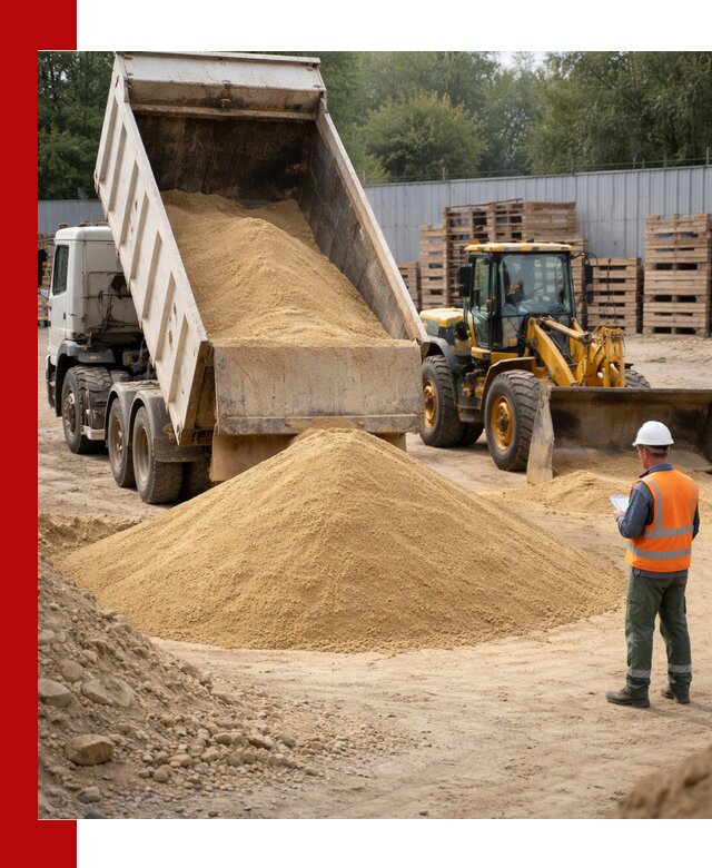 Доставка карьерного мелкозернистого песка в Энгельс