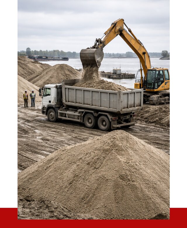 Купить речной песок навалом в Энгельс от 1919 р., ПРОНЕРУДЭнг