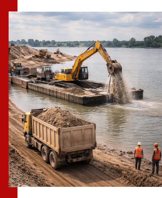 Намывной песок с доставкой в Энгельс оптом и в розницу