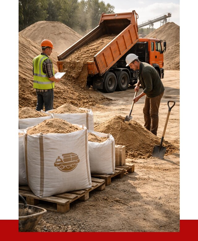 Строительный песок в Энгельс от 2345 р. с доставкой, ПРОНЕРУДЭнг