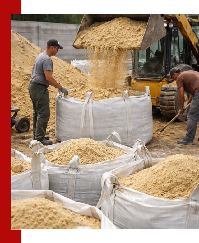 Поставка качественного песка для кладки в Энгельс