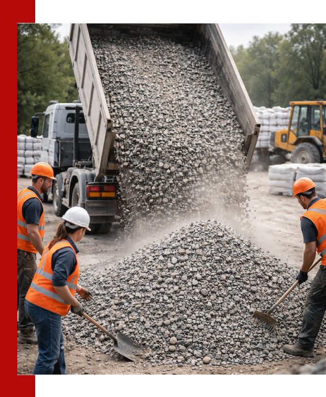 Доставка гравия и камня в Энгельс оптом и в розницу