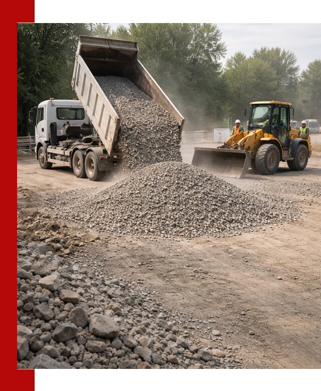 Гравий фракция 5–20 доставка в Энгельс оптом и в розницу