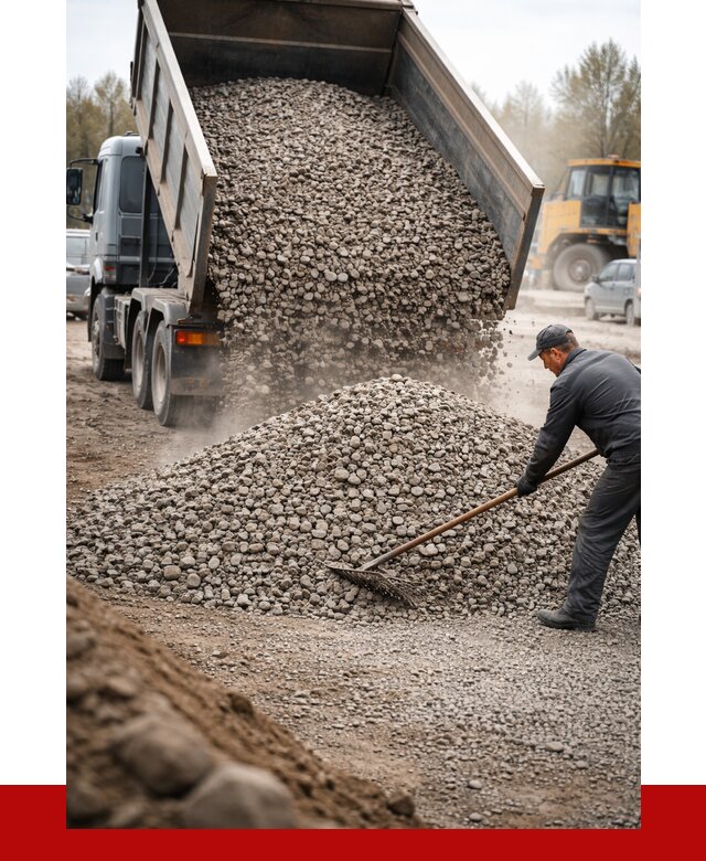 Гравий фракция 20-40 в Энгельс от 2665 р. доставка | ПРОНЕРУДЭнг