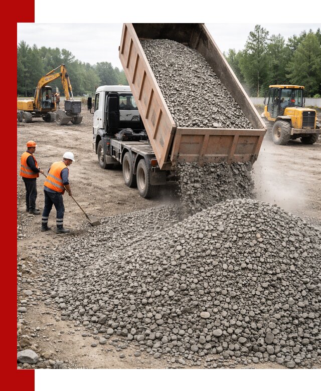 Доставка гравия фракции 40-70 в Энгельс оптом и в розницу