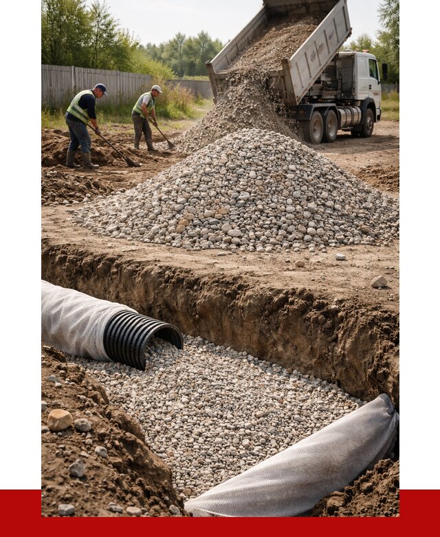 Гравий для дренажа в Энгельс от 2345 р., доставка ПРОНЕРУДЭнг