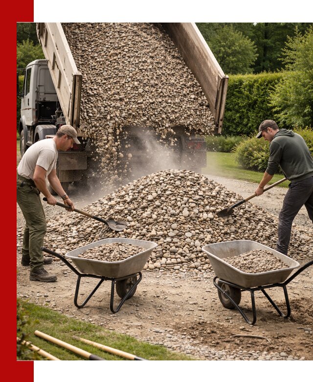 Доставка и продажа декоративной гальки в Энгельс