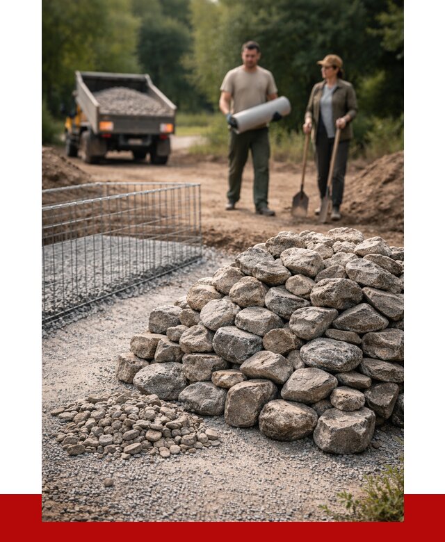 Камень для габионов фракция 100-200 в Энгельс от 5116 р. | ПРОНЕРУДЭнг