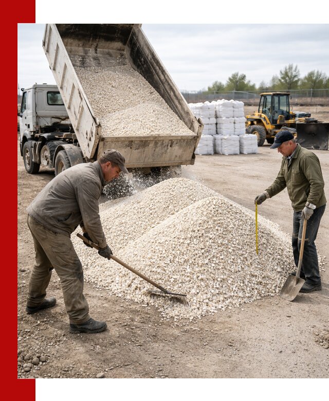 Мраморная крошка с доставкой и разгрузкой в Энгельс