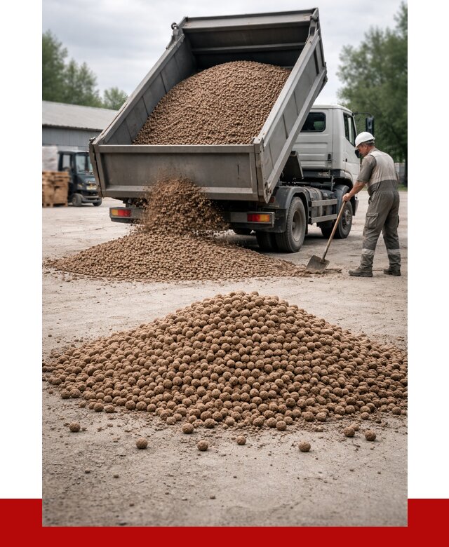 Керамзит с доставкой в Энгельс от 4477 р. за м3 | ПРОНЕРУДЭнг