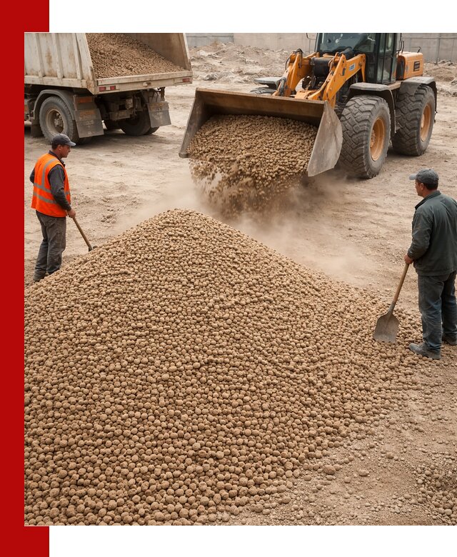 Керамзит фракция 10-20 с доставкой в Энгельс