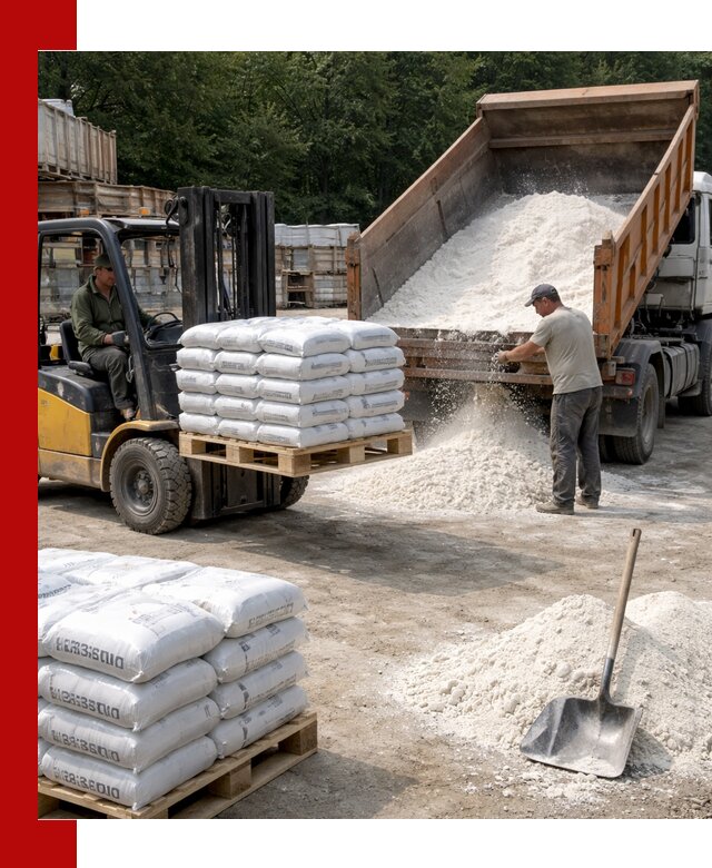 Доставка строительной извести оптом и в розницу в Энгельс