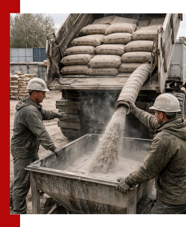 Доставка цемента М400 в Энгельс оптом и в розницу