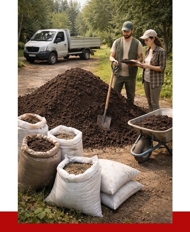 Купить грунт с доставкой в Энгельс от 4797 р. за м3 | ПРОНЕРУДЭнг