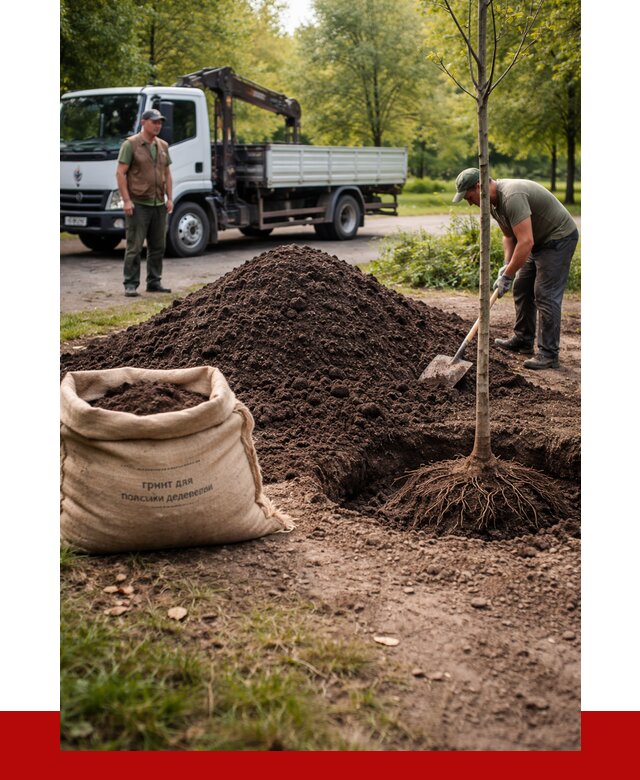 Грунт для посадки деревьев в Энгельс от 1279 р. | ПРОНЕРУДЭнг