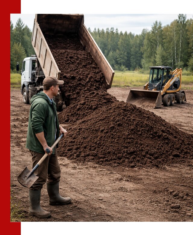 Купить верховой торф с доставкой в Энгельс для садоводства и растений