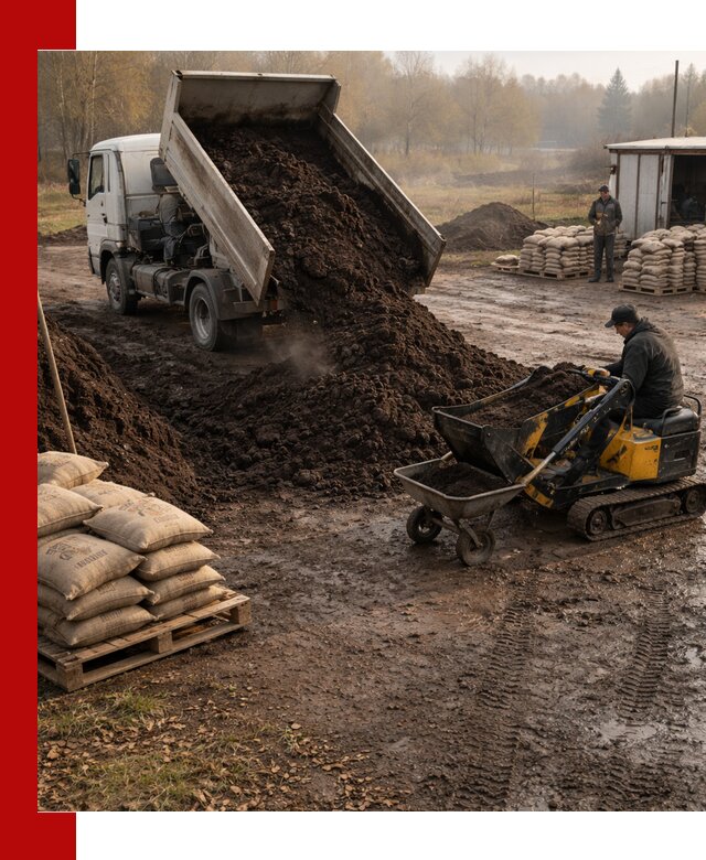 Кислый торф в доставке по выгодным ценам в Энгельс