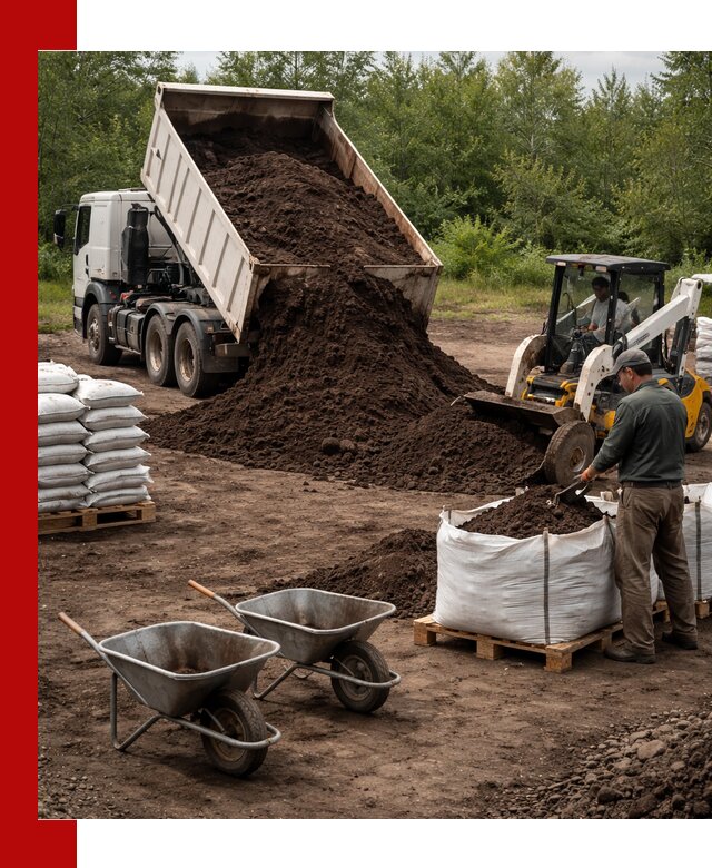 Доставка и продажа торфогрунта в Энгельс оптом и в розницу