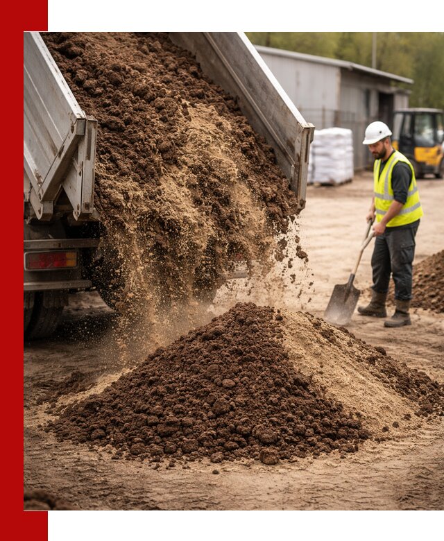 Доставка торфо-песчаной смеси в Энгельс для строительства и озеленения