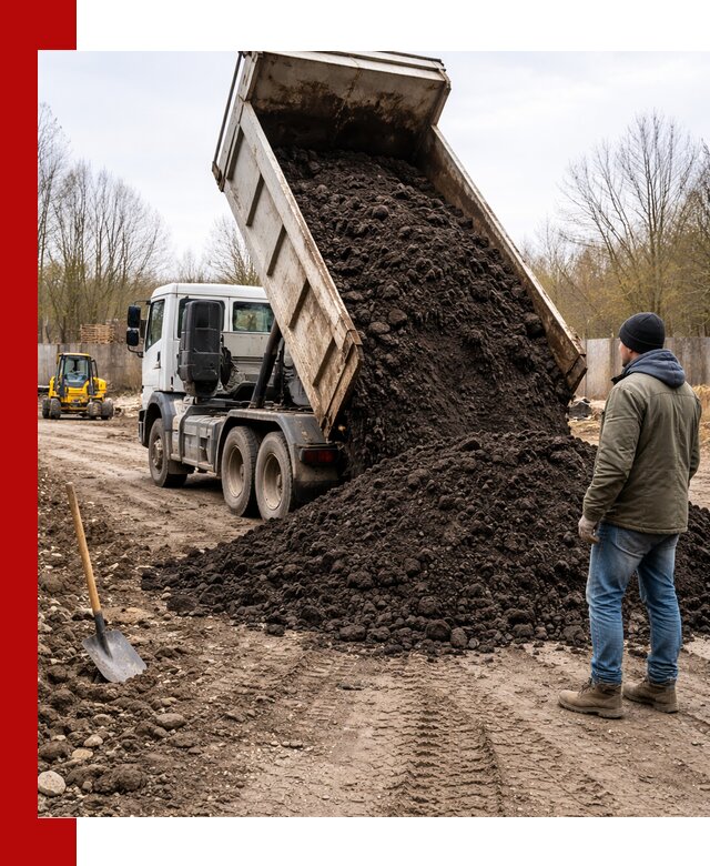 Доставка чернозема навалом в Энгельс быстро и выгодно