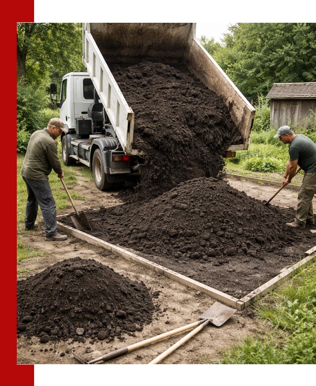 Купить чистый чернозем для огорода с доставкой в Энгельс