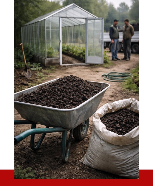 Чернозем для теплицы в Энгельс с доставкой от 1599 р. | ПРОНЕРУДЭнг