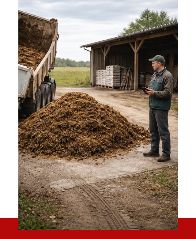 Купить навоз с доставкой в Энгельс от 1279 р. за куб | ПРОНЕРУДЭнг