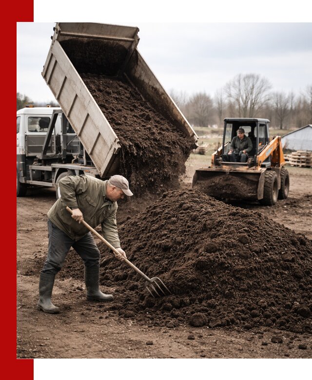 Доставка и продажа перегноя в Энгельс быстро и дешево